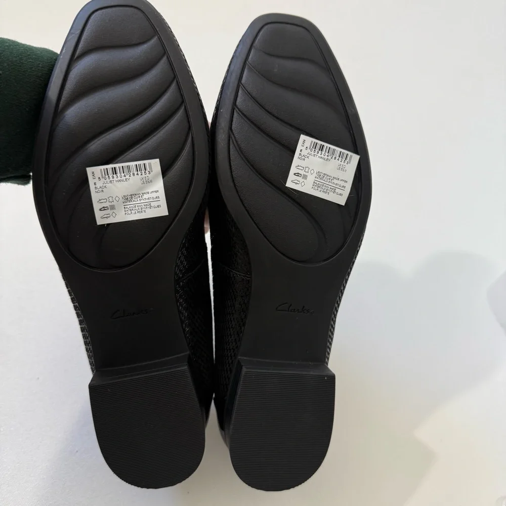 Clark’s Leather Juliet Hanley Slip On Loafer Shoes Women’s Size 8.5